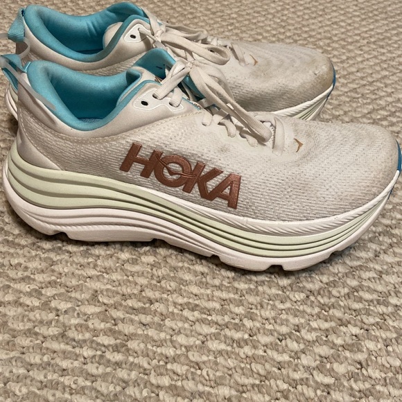 Hoka One One Shoes - Hoka One One Bondi 8 Women's Size 8.5 B Frost Rose Gold Shoes 1127952 FTRS